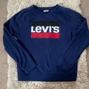 Levi’s size small navy blue sweatshirt